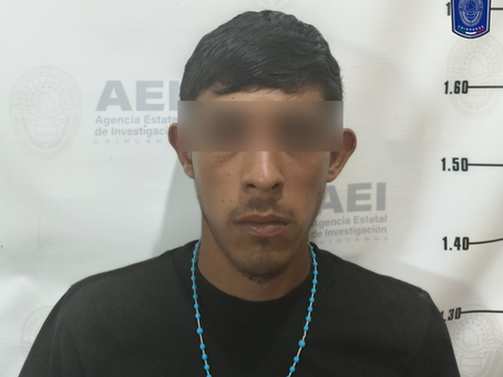Detienen a hombre por violencia familiar en Cuauhtémoc