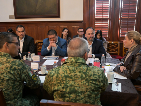 Maru Campos acuerda mantener estrategias para continuar con la disminución de homicidios en la entidad