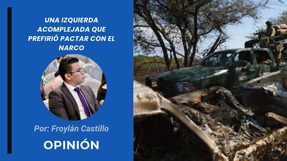 Una izquierda acomplejada que prefirió pactar con el narco | Opinión de Froylán Castillo