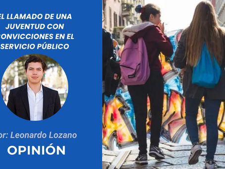 El llamado de una juventud con convicciones en el servicio público | Opinión de Leonardo Lozano