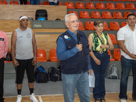 Beto Pérez da la bienvenida a 18 equipos al 2° Torneo Nacional de Golbol