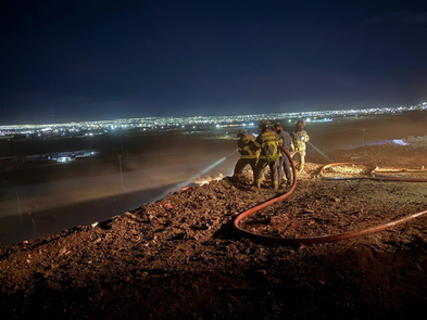 Controlan y extinguen incendio en relleno sanitario de Chihuahua