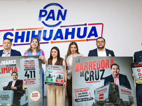 PAN acusa presuntas irregularidades en contrato de barredoras por más de 105 millones en Juárez