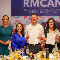 Concluye Marco Bonilla presidencia de la Red de Ciudades Amigas de la Niñez
