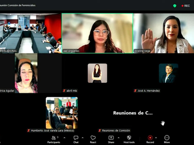 Aprueban proyectos de dictamen en la Comisión de Feminicidios