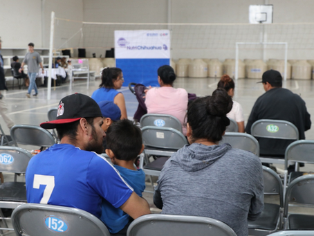 Se suma NutriChihuahua a la jornada de vacunación en Cuauhtémoc, con entrega de apoyos alimentarios