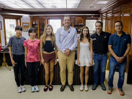 Reconoce Marco Bonilla logros internacionales de Alegna González y Ximena Serrano