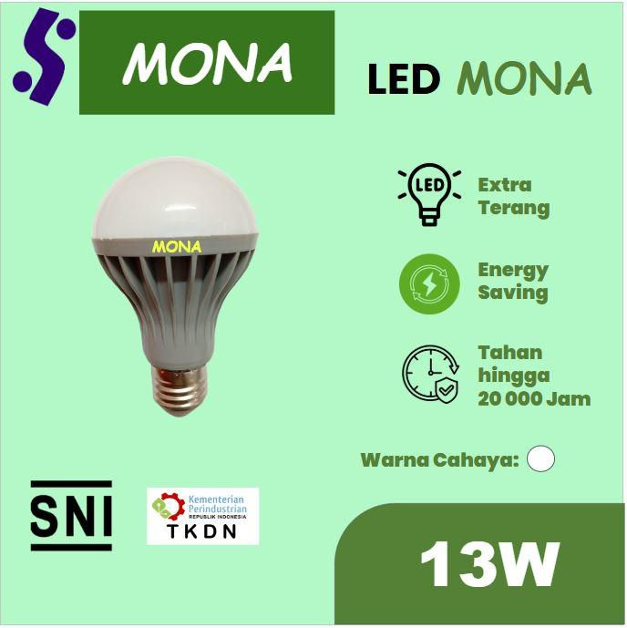 Thumbnail: Lampu LED MONA - Cahaya Putih Extra Terang