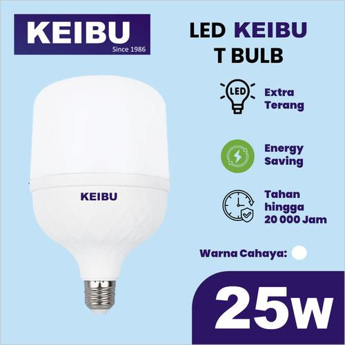 Thumbnail: Lampu KEIBU T-Bulb LED Cahaya Putih
