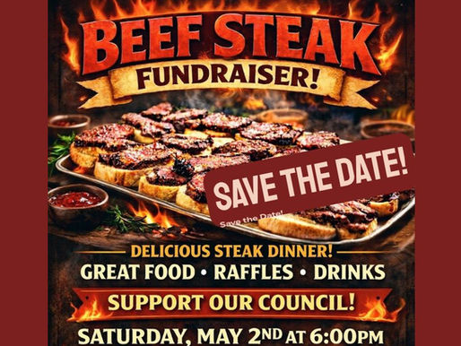 Beef Steak Fundraiser!