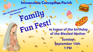 Annual Parish Fest! Sept 13TH!