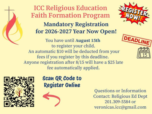 Icc religious education faith formation program