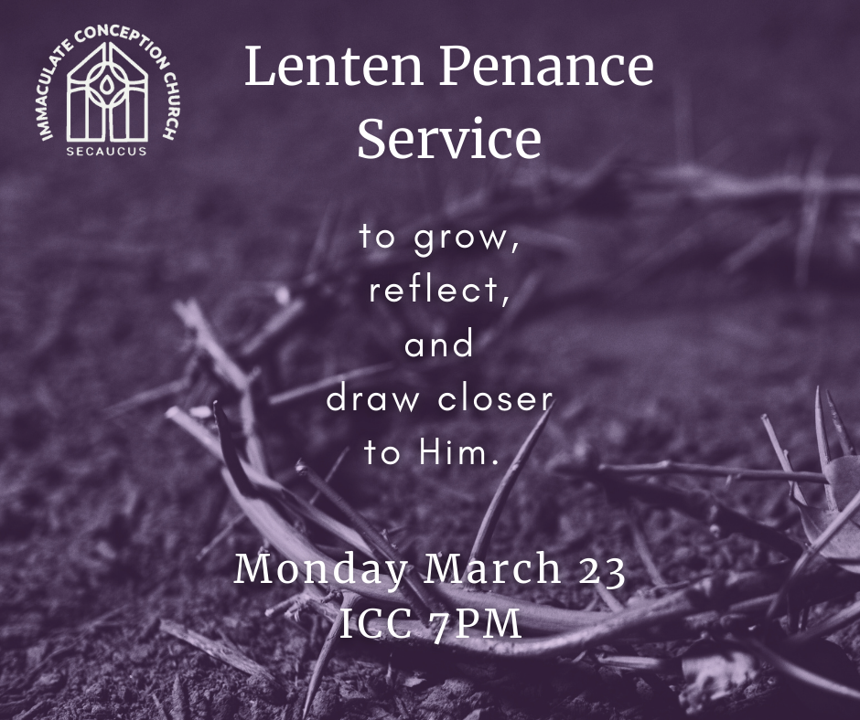 Lenten Penance Service