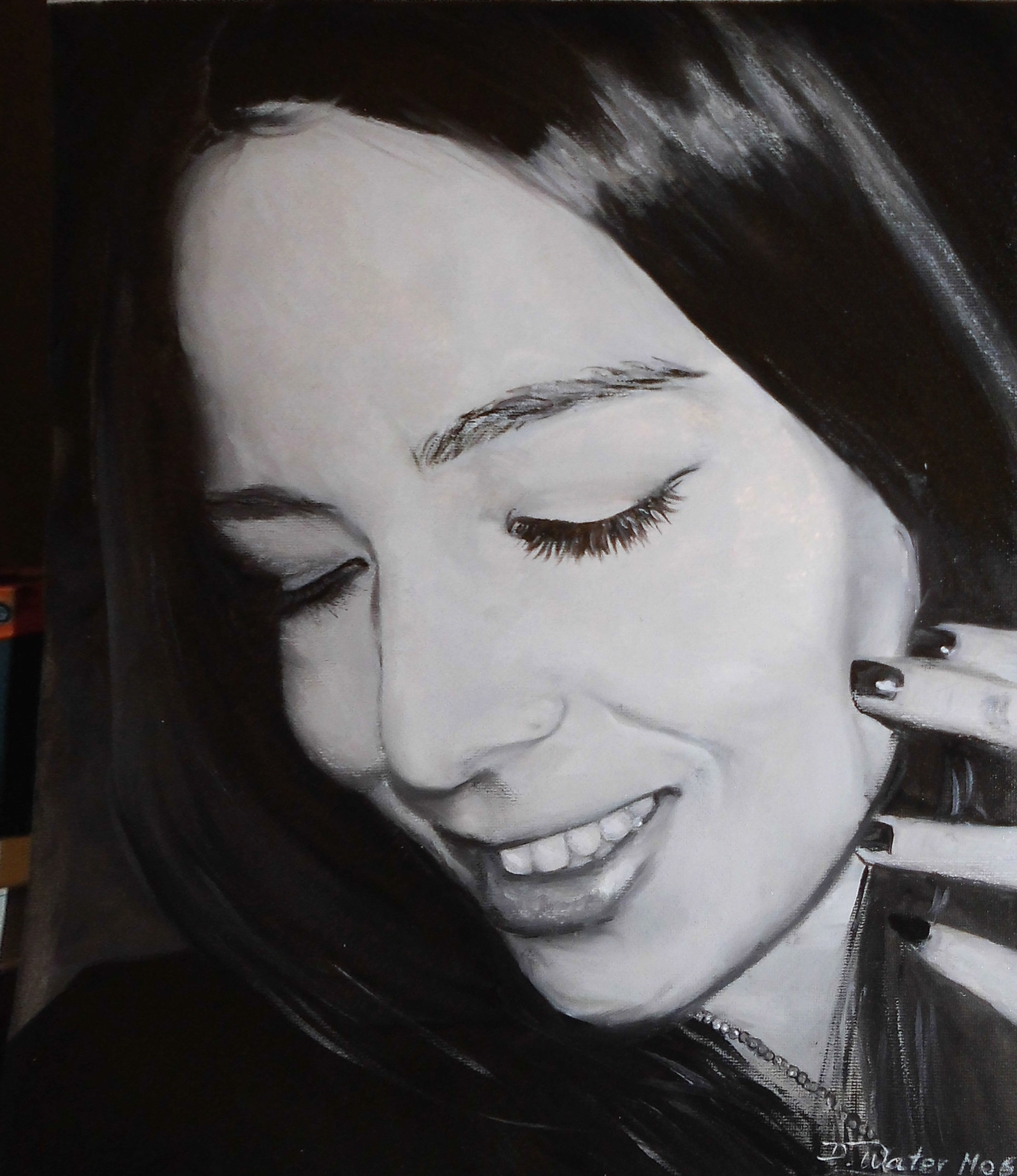 Öl Porträt nach dem Foto