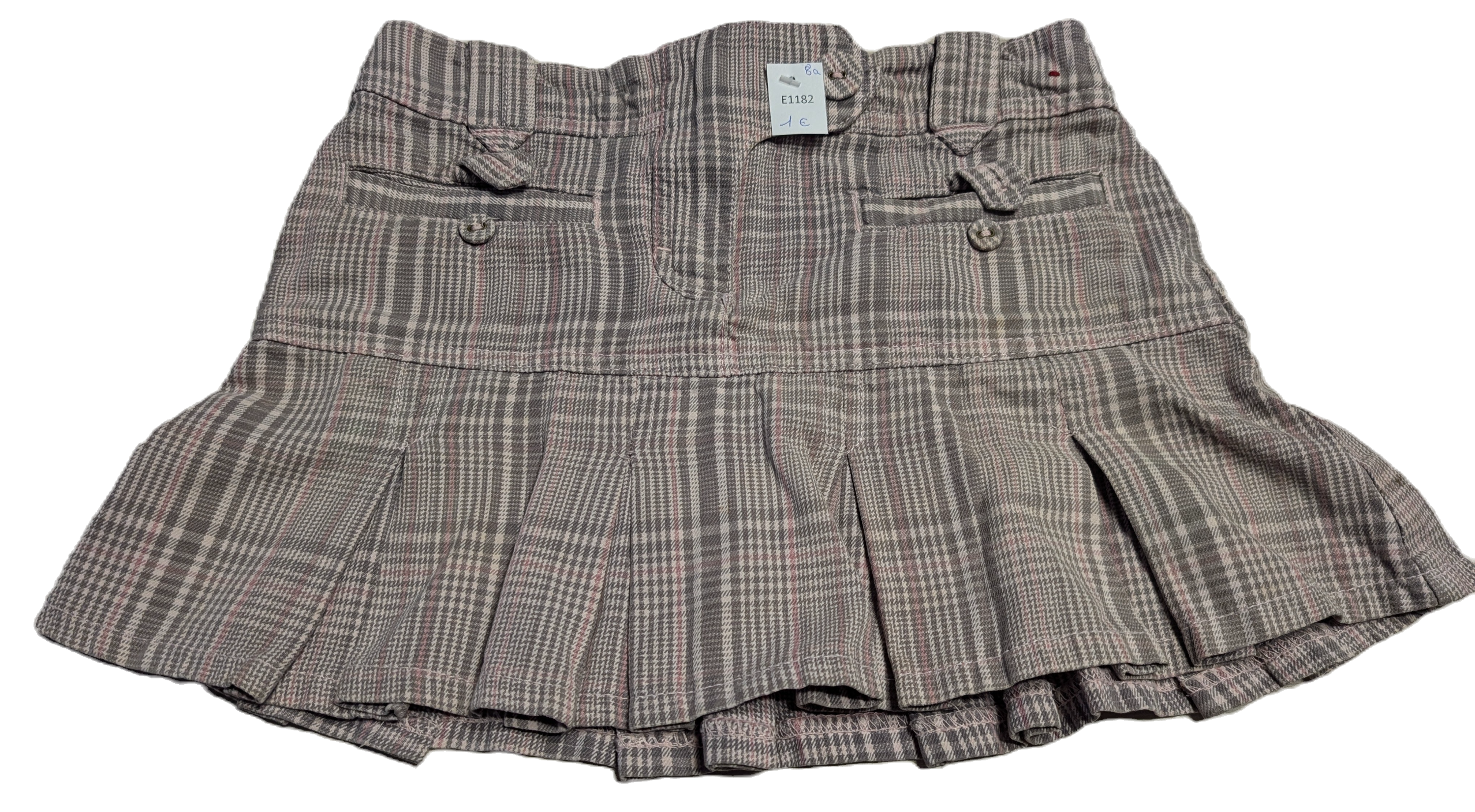 E1182 - Jupe 8a - VYNIL FRAISE