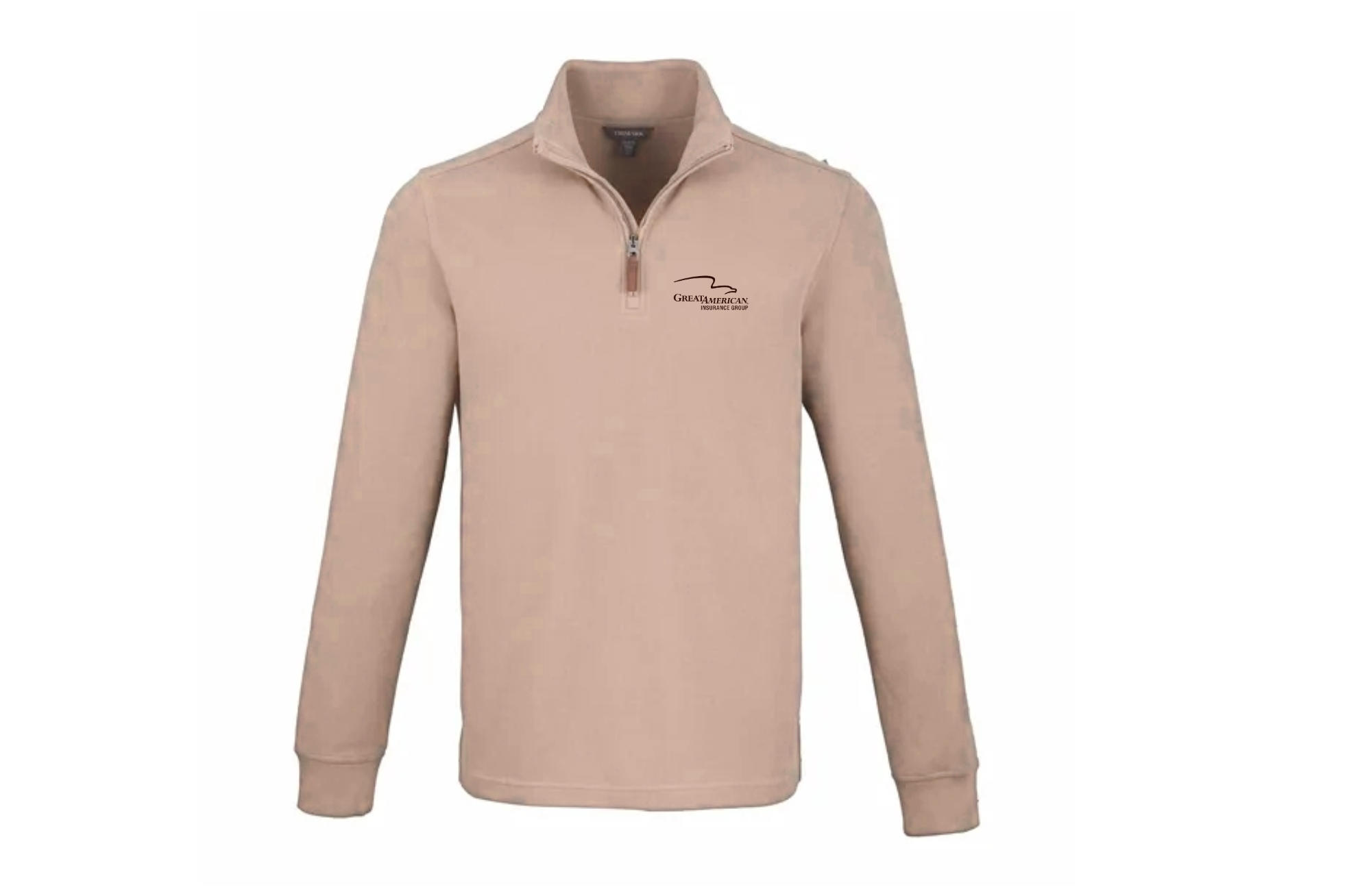 Hudson Eco Knit Men's Quarter Zip Ribbed Sweater