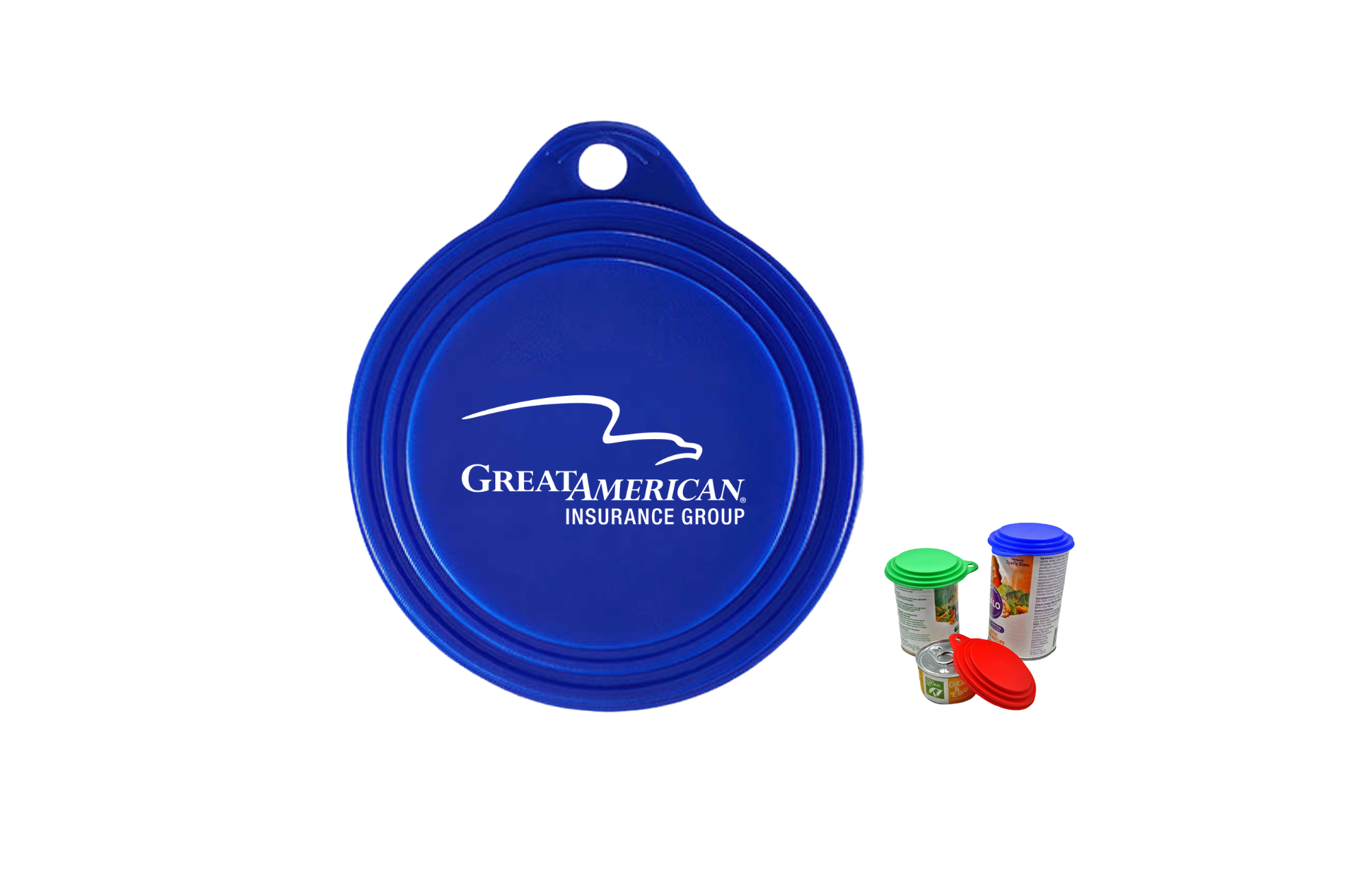 Pet Food Can 3-Step Lid - Blue
