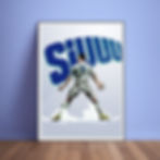 Thumbnail: Ronaldo Football Print