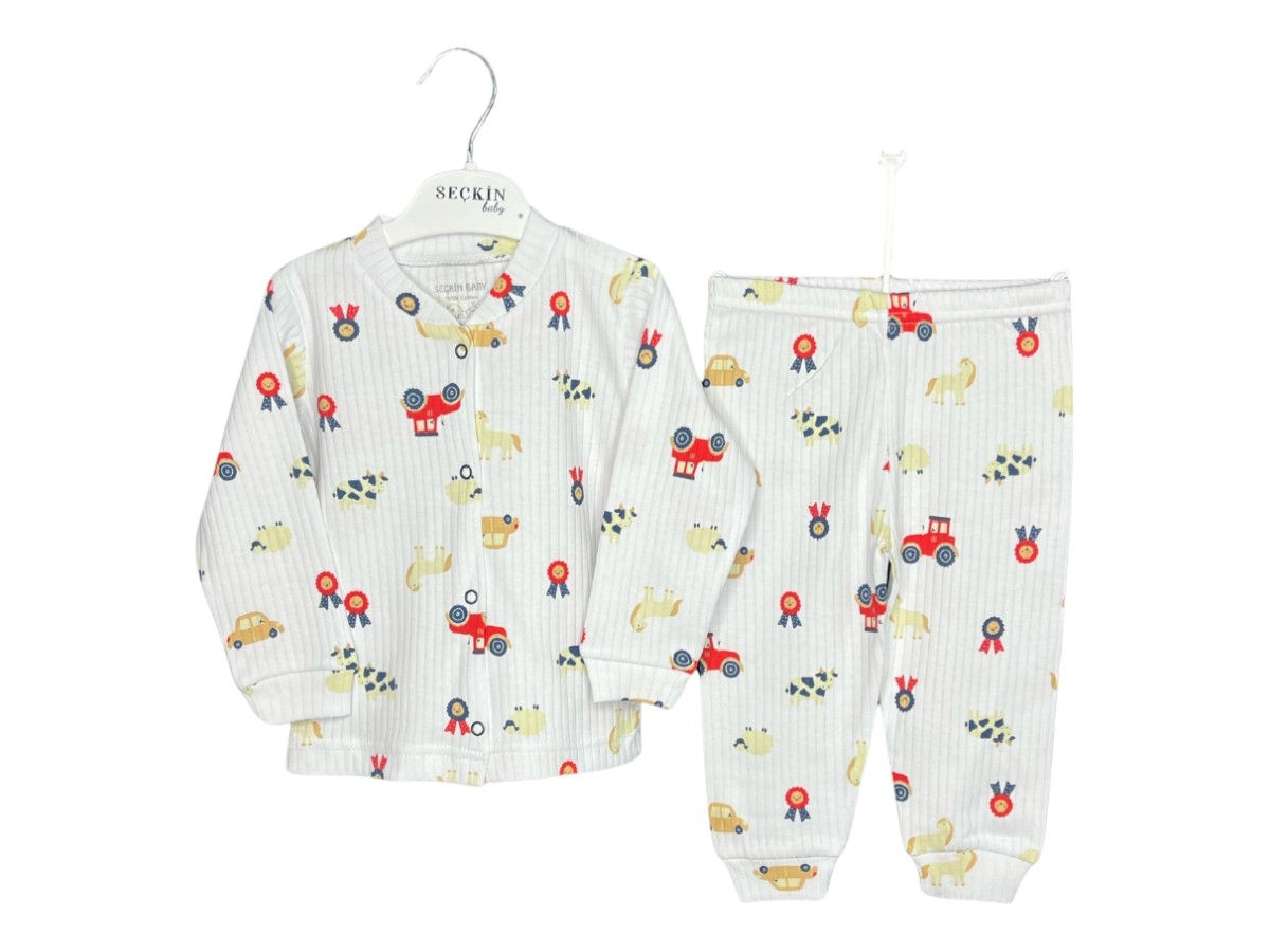 Kendinden eldivenli yenidoğan bebek takım