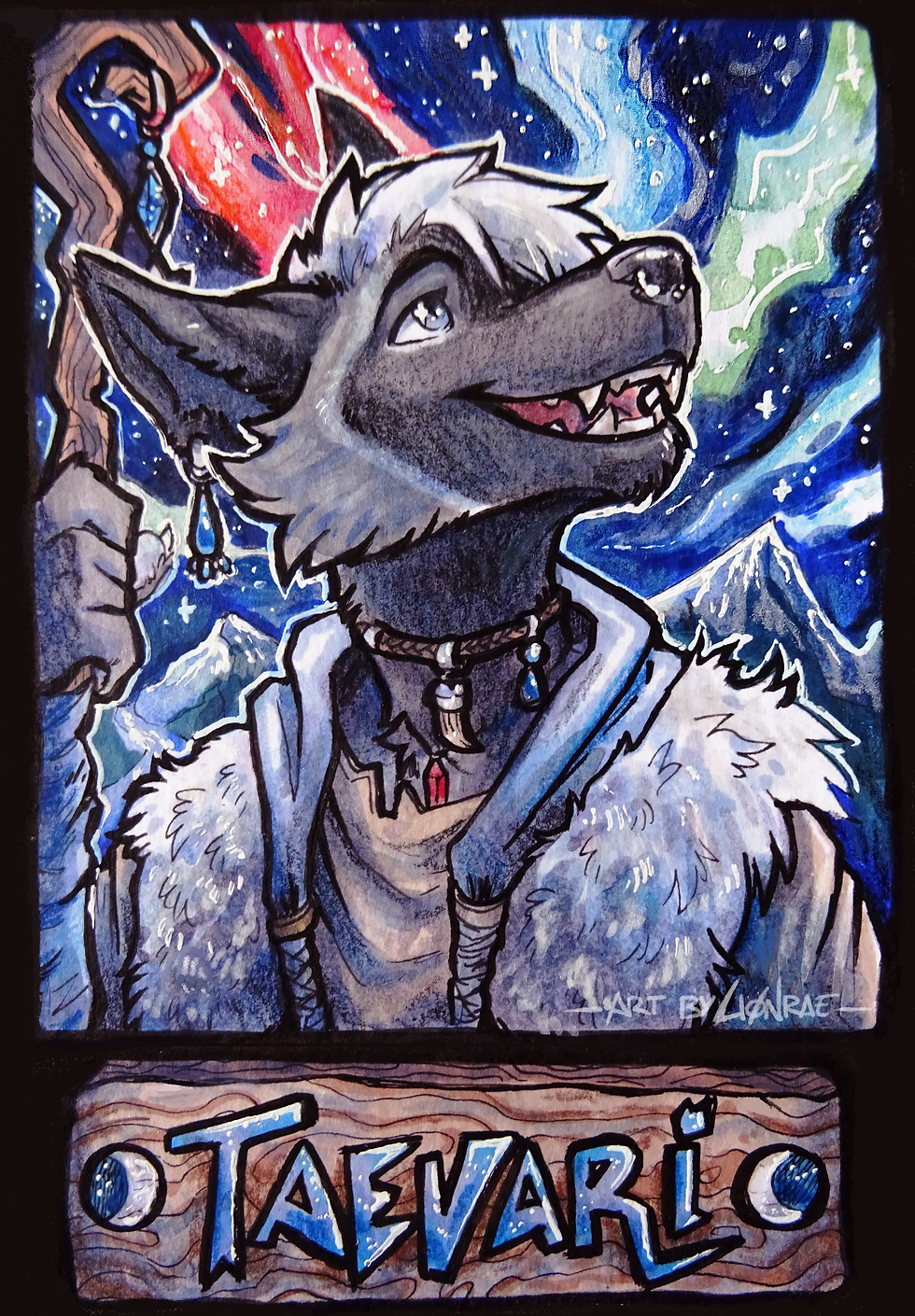 Traditional badge for Taevarii