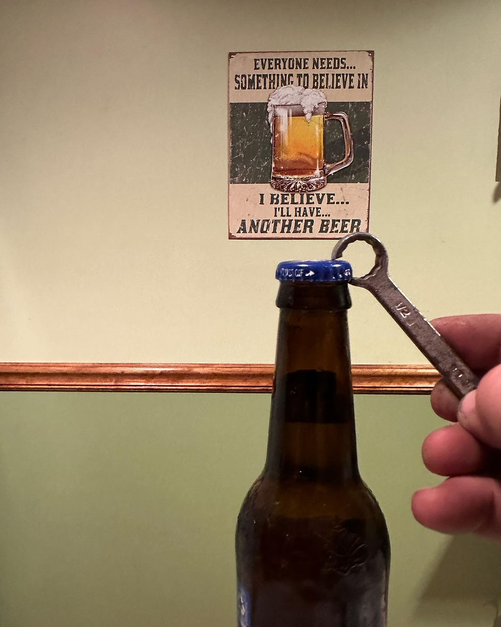 Thumbnail: Wrench key chain bottle opener 