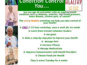 Control Your Health Condition…
Don’t Let Your Condition Control You...
