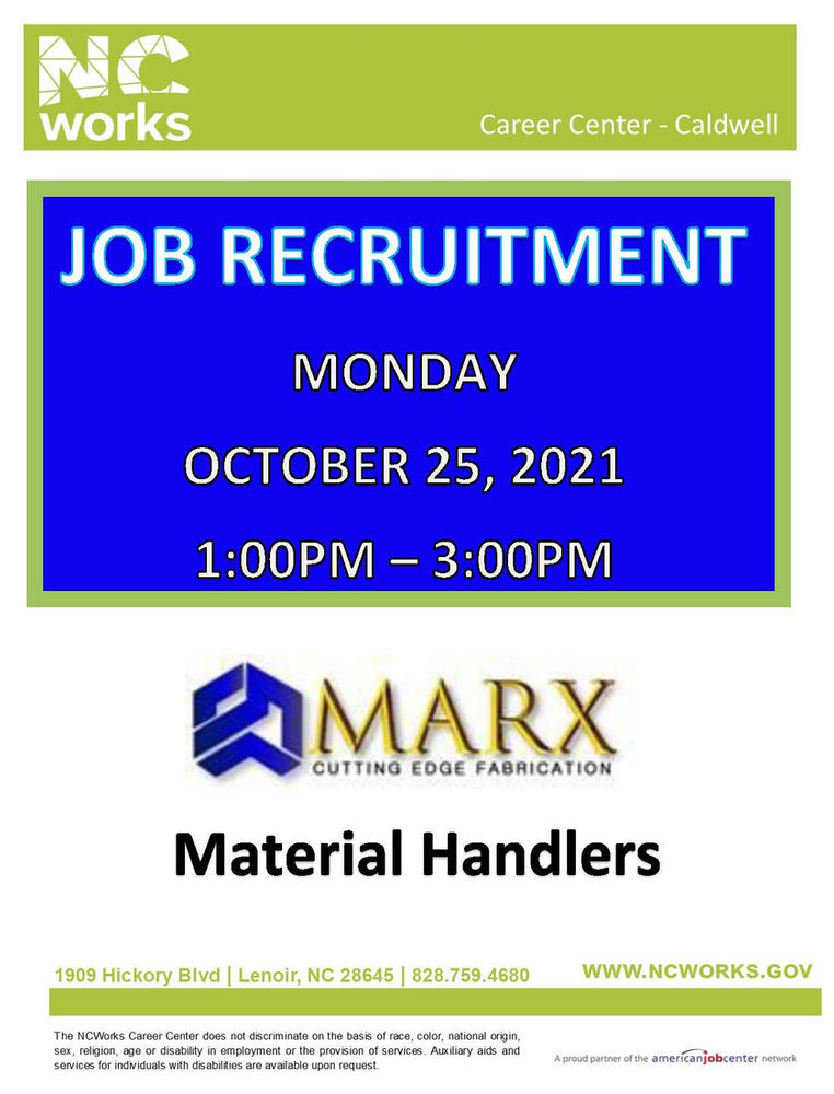Recruitment Event Marx Cutting Edge Fabrication