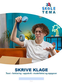 Å kunne skrive og formulere en klage er viktig i dagens samfunn. Her får du teori, oppskrift, modelltekst og gode oppgaver.