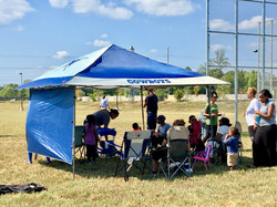 Cowboys tent-forgive them Lord 😌