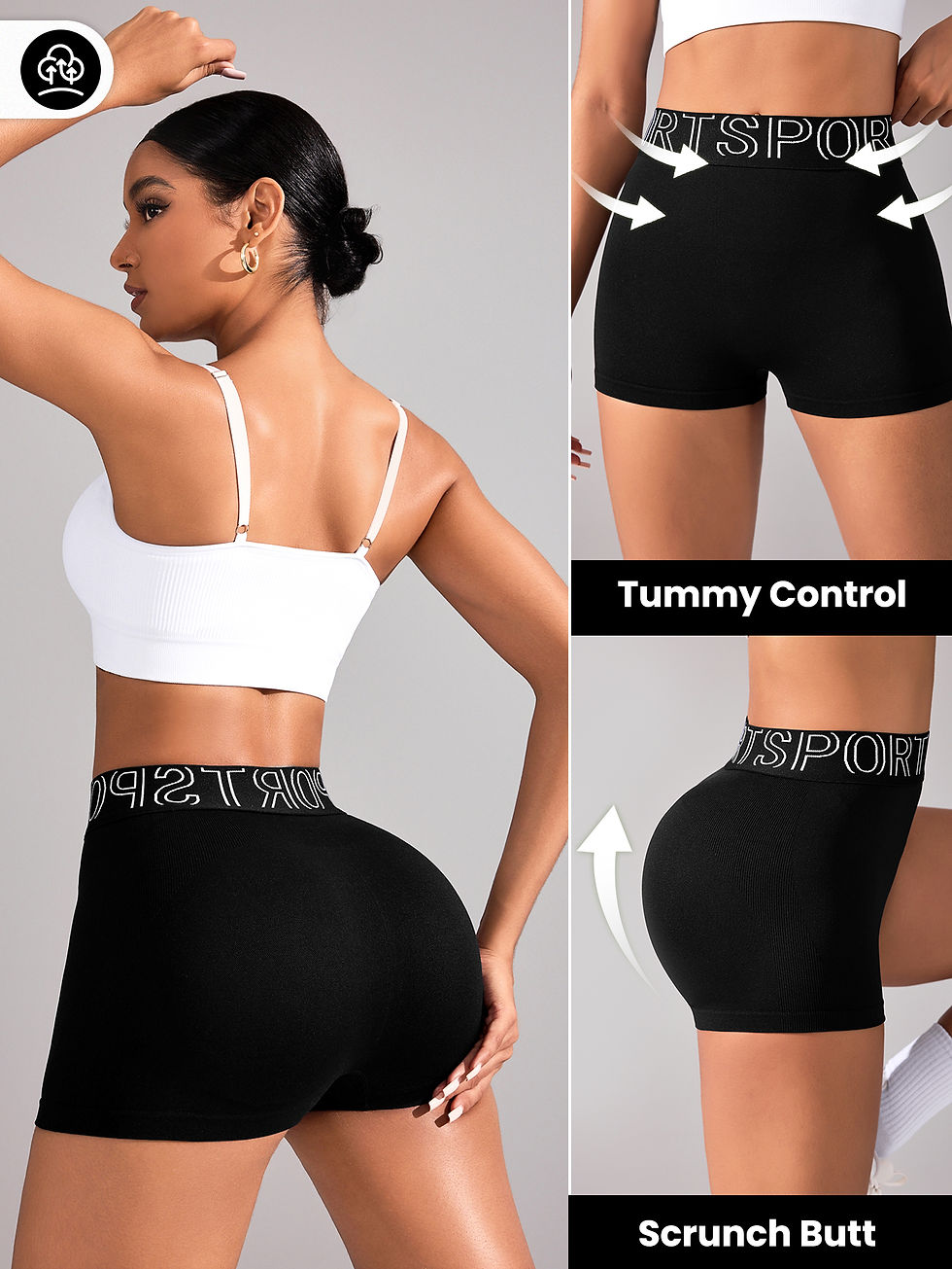 Miniatura: Yoga Shorts Women Fitness Shorts  Shorts Sports Leggings High Waist Summer Worko