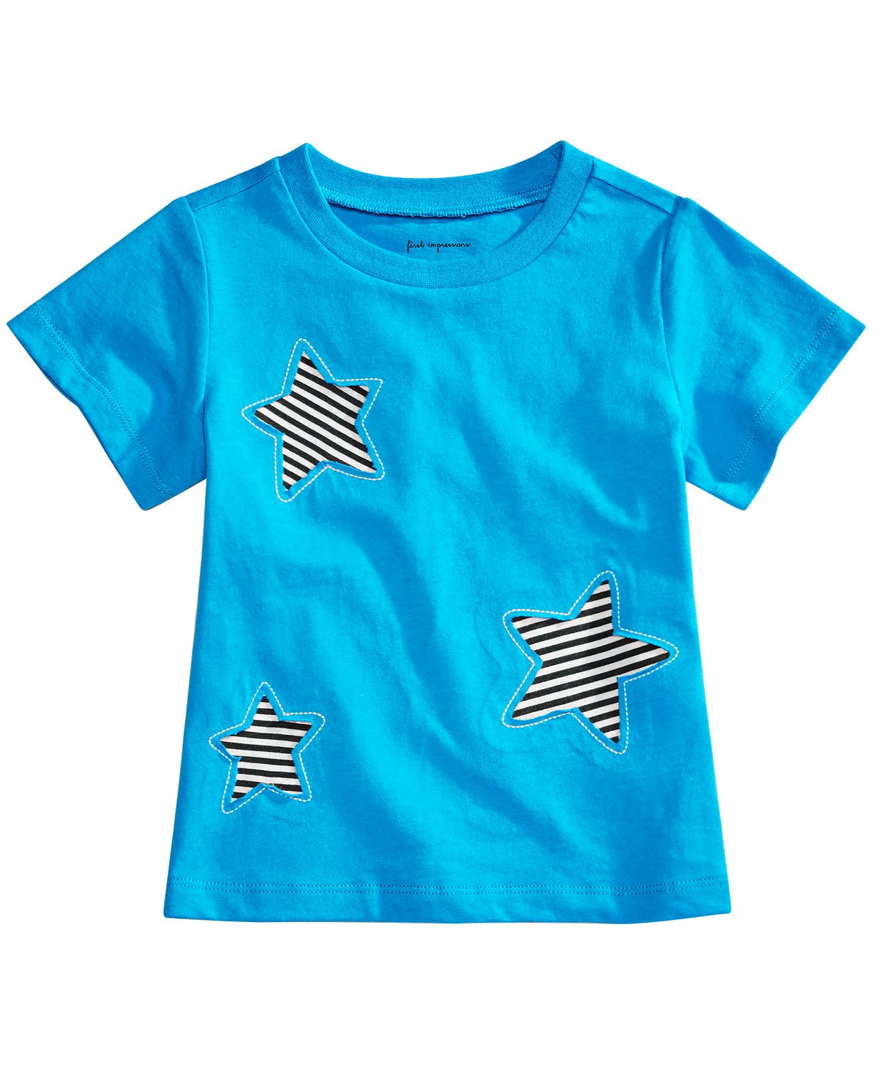 First Impressions Baby Boys Cotton Star Patch T-Shirt M