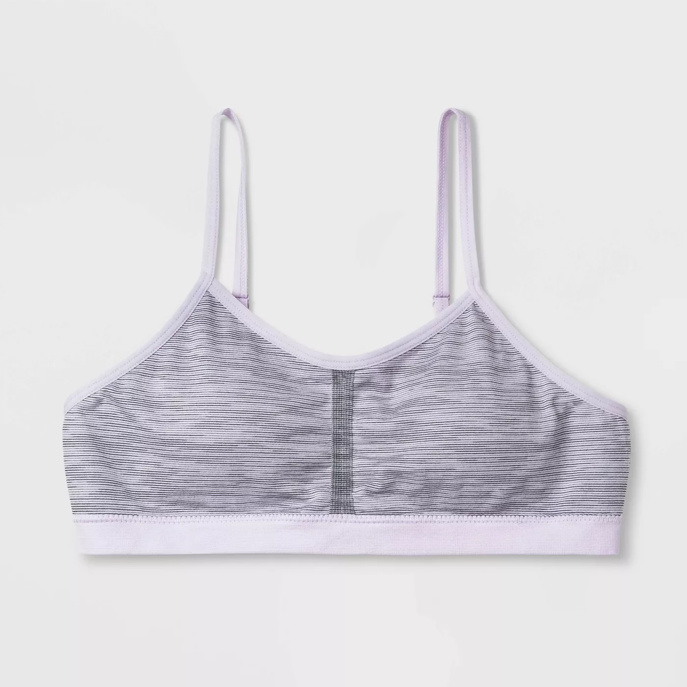 Girls' Striped Seamless Cami Strap Bra - Cat & Jack™ Purple T