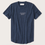 Thumbnail: ABERCOMBIE Curved Hem Embroidered Logo Tee
