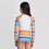 Thumbnail: Girls' Horizontal Multi Stripe 3pc Rash Guard Set - art class T