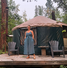 Graphic designer, illustrator and land artist Ashley Dodd