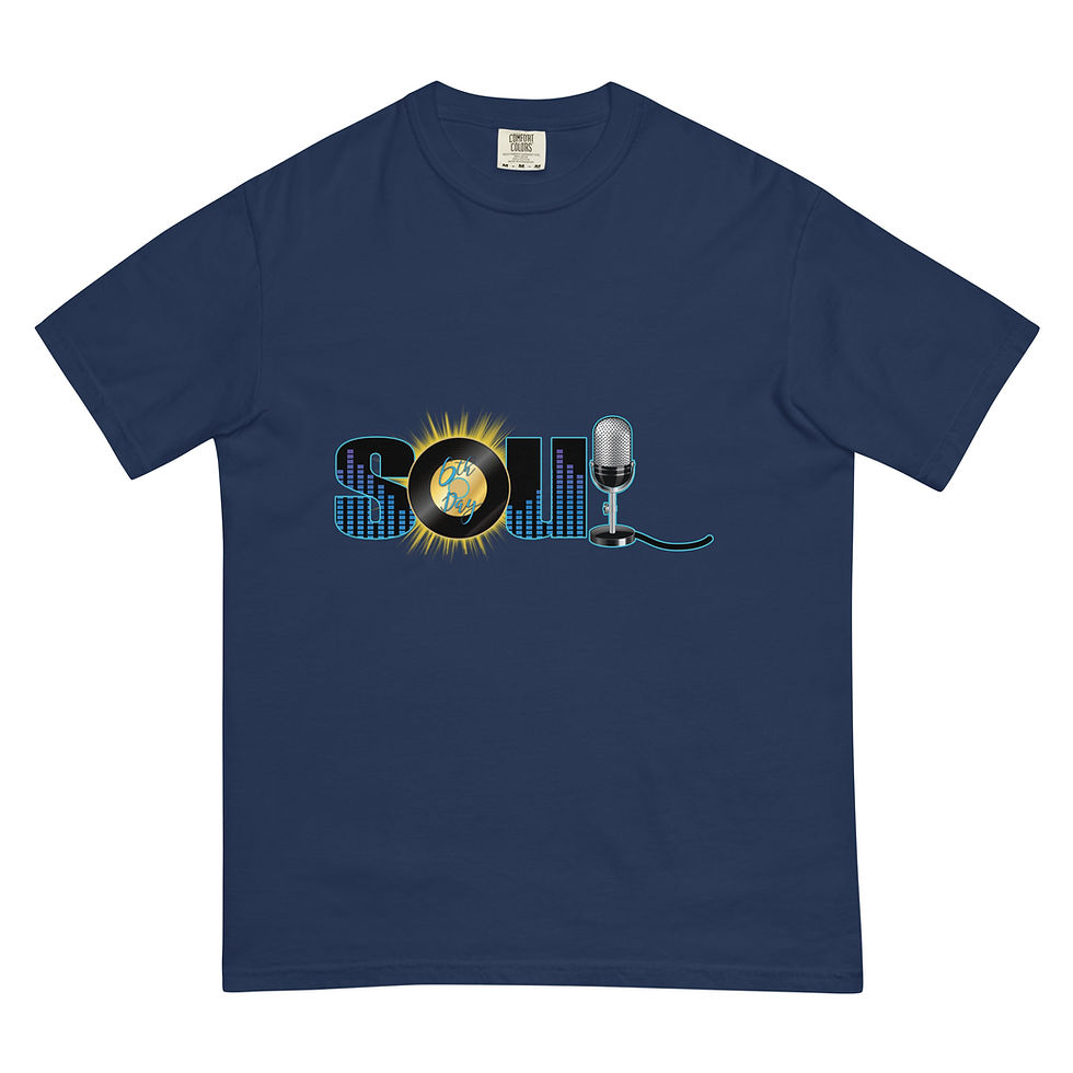 Thumbnail: Unisex garment-dyed heavyweight t-shirt