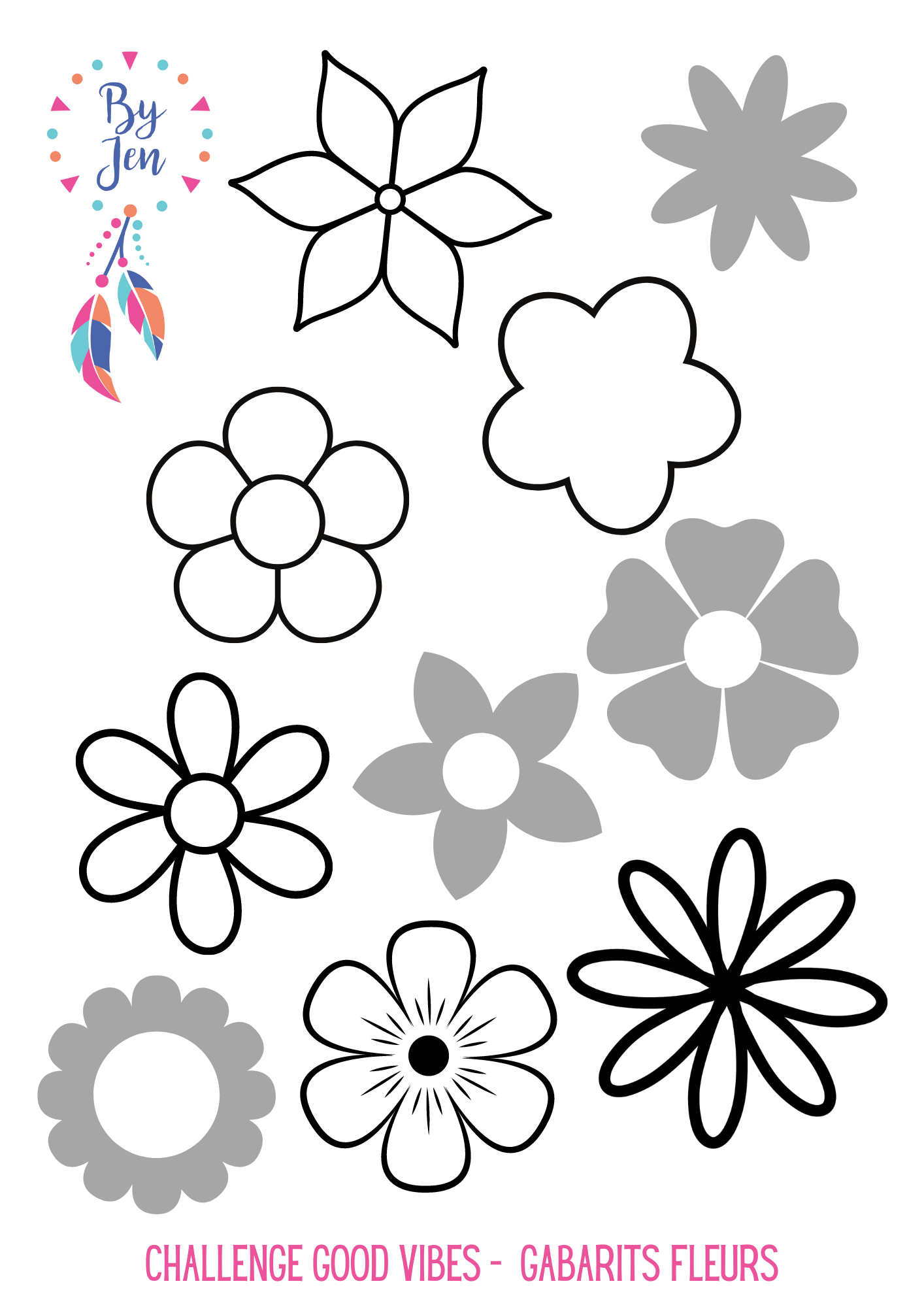 Gabarits Petites Fleurs PDF