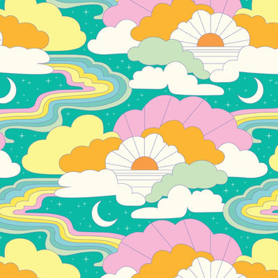 Coton Cosmic Skyway Cloud9 Fabrics