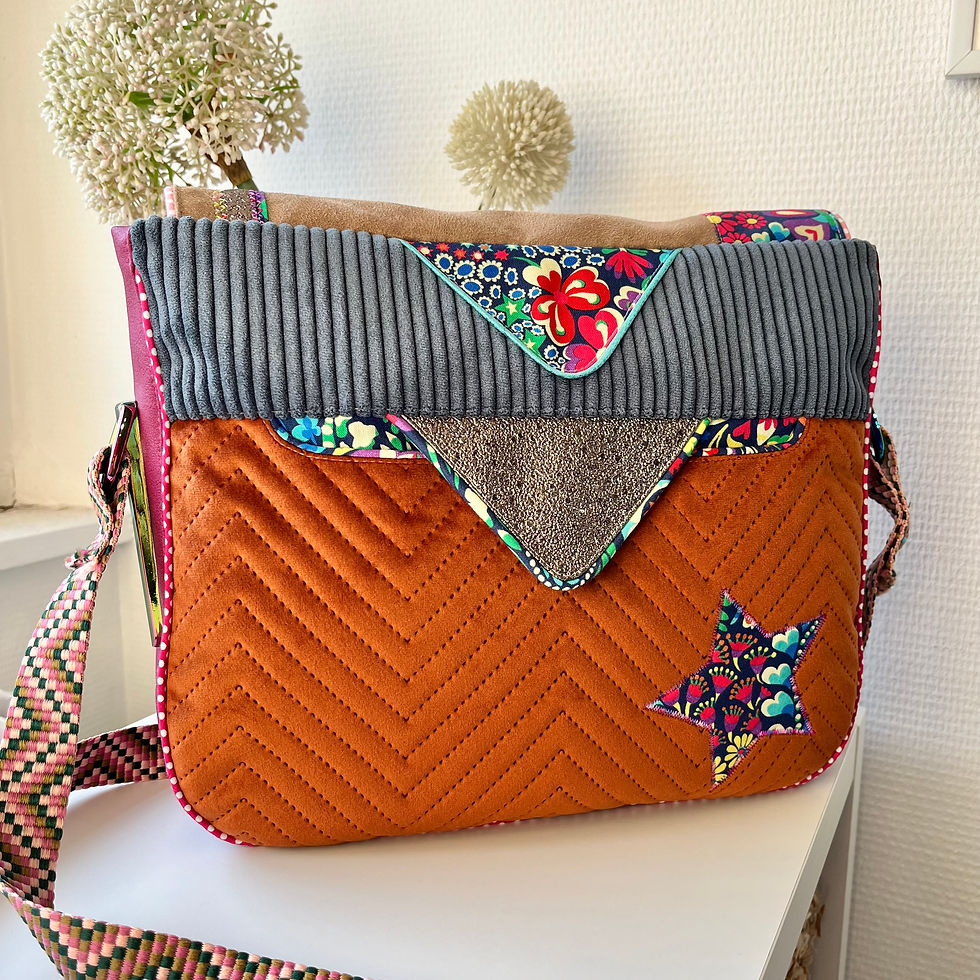 Miniature : Sac besace NELSON - création artisanale