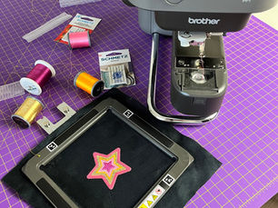 broderie machine étoile