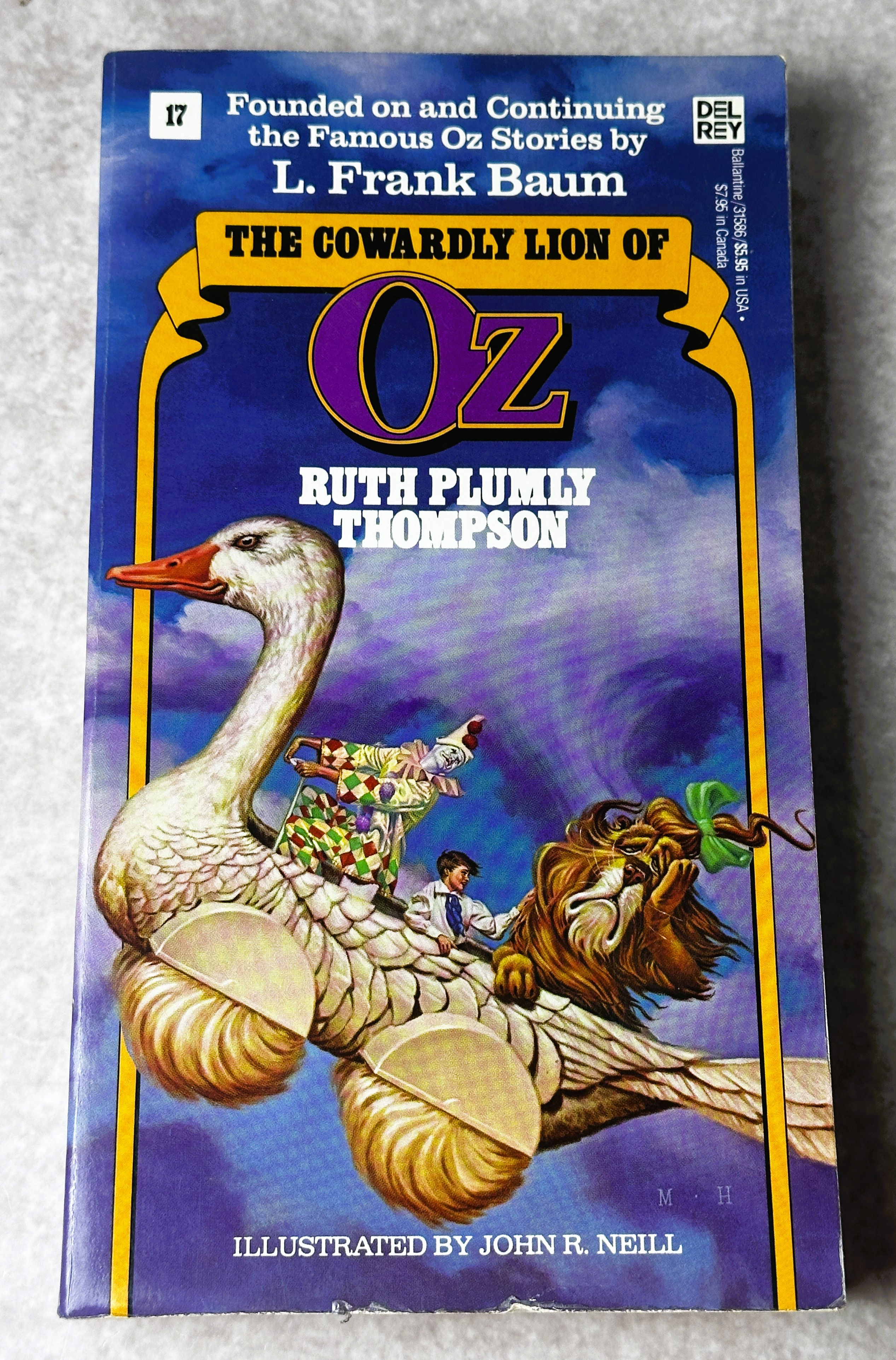The Cowardly Lion of Oz by Ruth Plumly Thompson