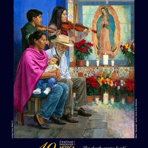 "LA SERENATA”, fue la imagen oficial de los 40 años del Festival Nacional de la Música Colombiana