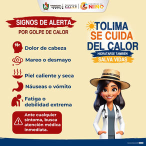 Frente al Fenómeno de El Niño: Secretaría de Salud del Tolima emite alerta y recomendaciones ante la ola de calor extremo