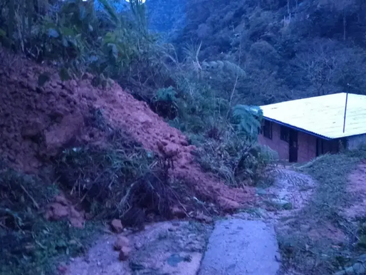 Más de 40 familias afectadas por deslizamientos en el Cañón del Combeima