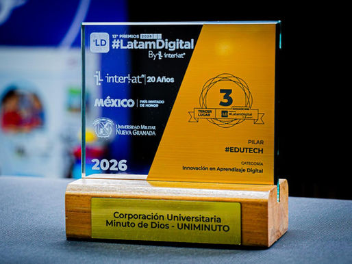 UNIMINUTO gana reconocimiento en los Premios Latam Digital 2026