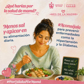 El mejor regalo es su bienestar: Secretaría de Salud del Tolima insta a cuidar la alimentación de mamá