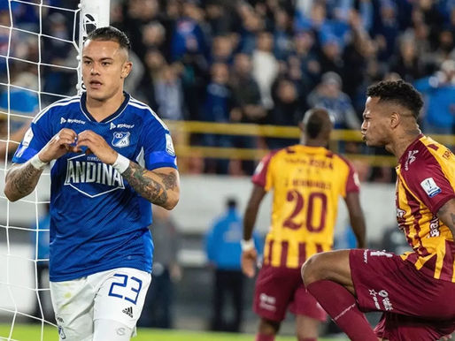 Millonarios derrotó al Tolima