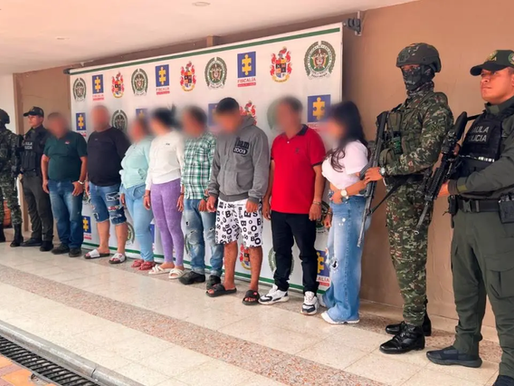 Capturan ocho presuntos extorsionistas de las disidencias de las Farc en Huila y Tolima