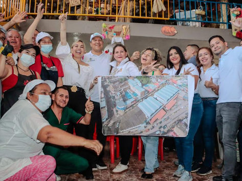 Luz, esperanza y progreso en plazas de La 21 y La 28: Alcaldesa inauguró nuevas cubiertas