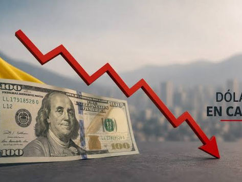 El dólar rompe la barrera de los $3.300 por primera vez desde 2020 en Colombia